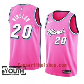 Miami Heat Trikot Justise Winslow 20 2018-19 Nike Pink Swingman - Kinder